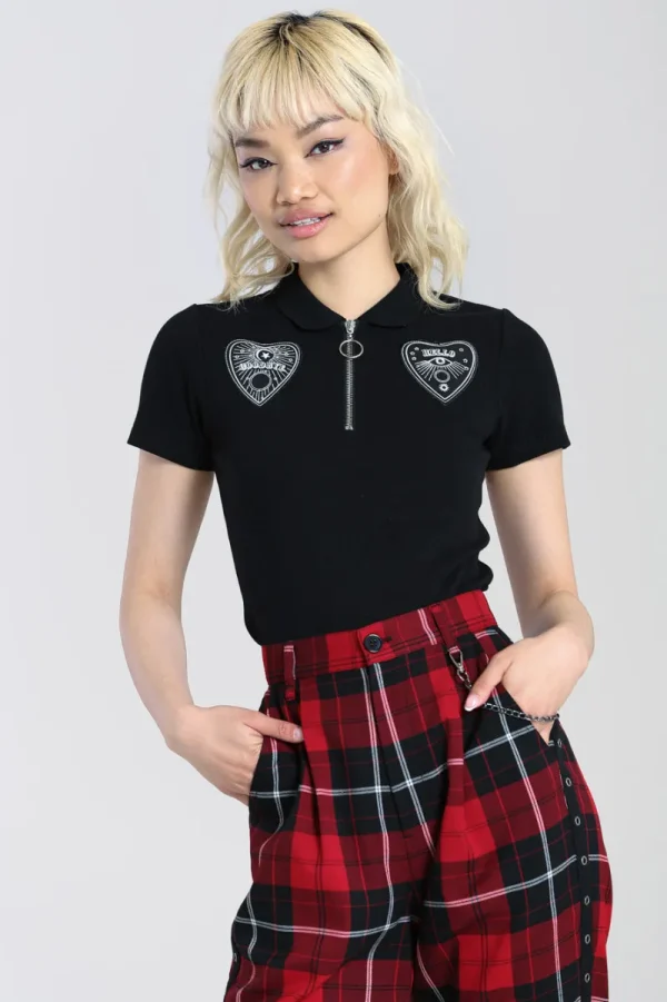 Hell Bunny Tops | Tops>Oculus Top Black