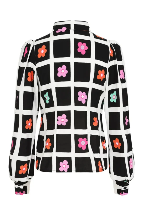 Hell Bunny Blouses | Tops>Oopsie Daisy Blouse Black