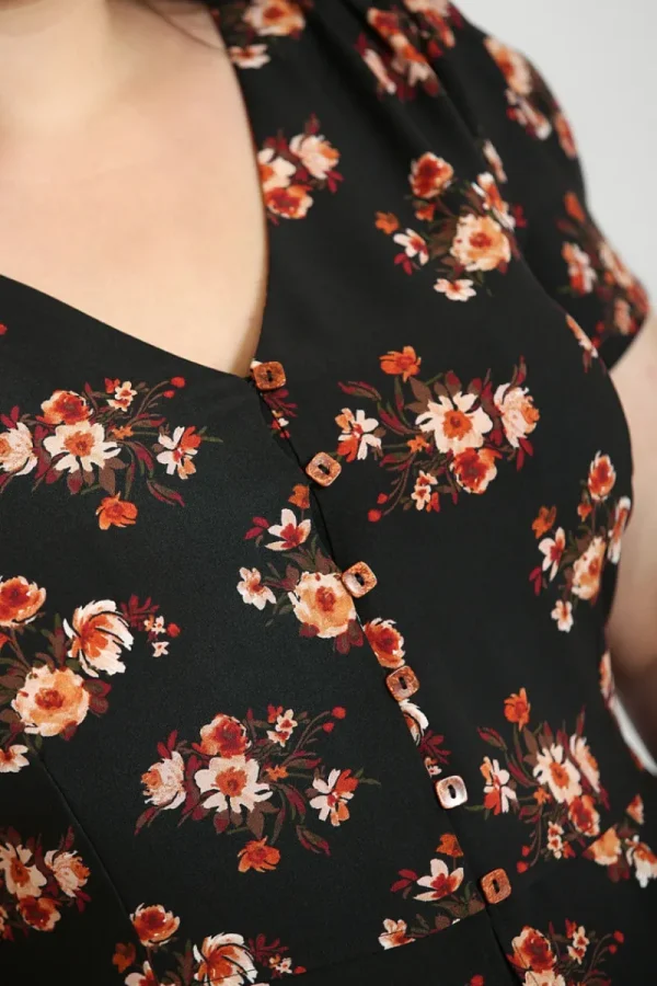 Hell Bunny Tops | Blouses>Orla Blouse Black