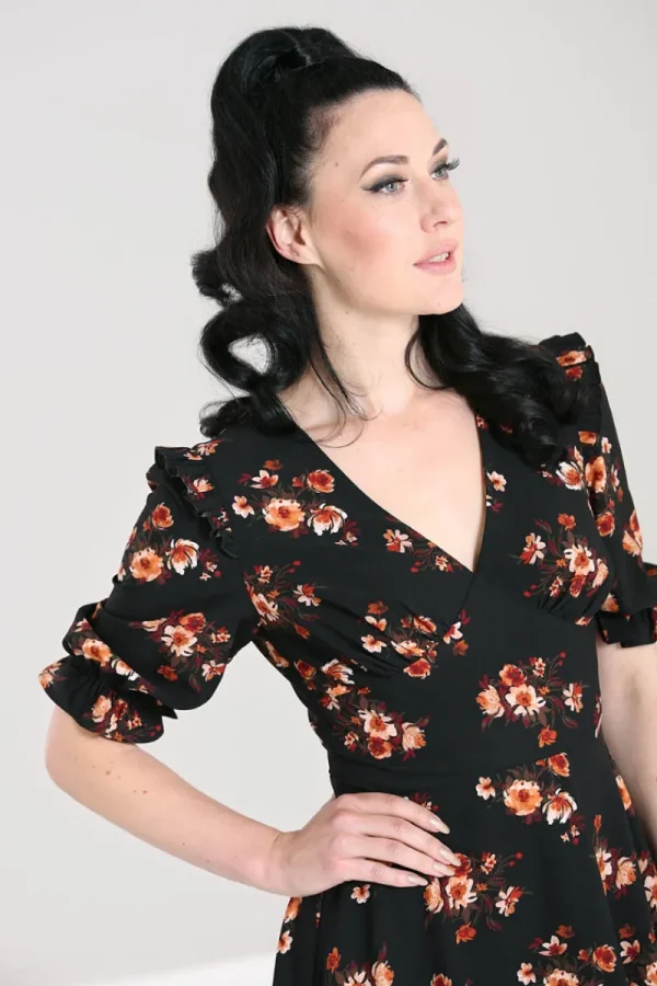 Hell Bunny Dresses | Dresses>Orla Mid Dress Black