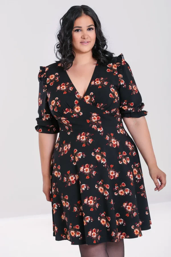 Hell Bunny Dresses | Dresses>Orla Mid Dress Black