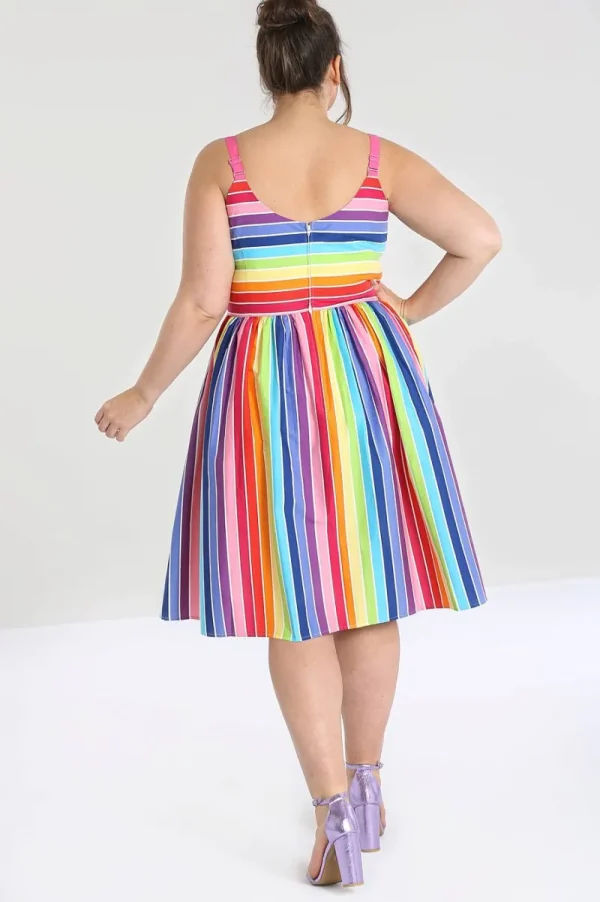 Hell Bunny Dresses | Dresses>Over The Rainbow 50's Dress MultiColour