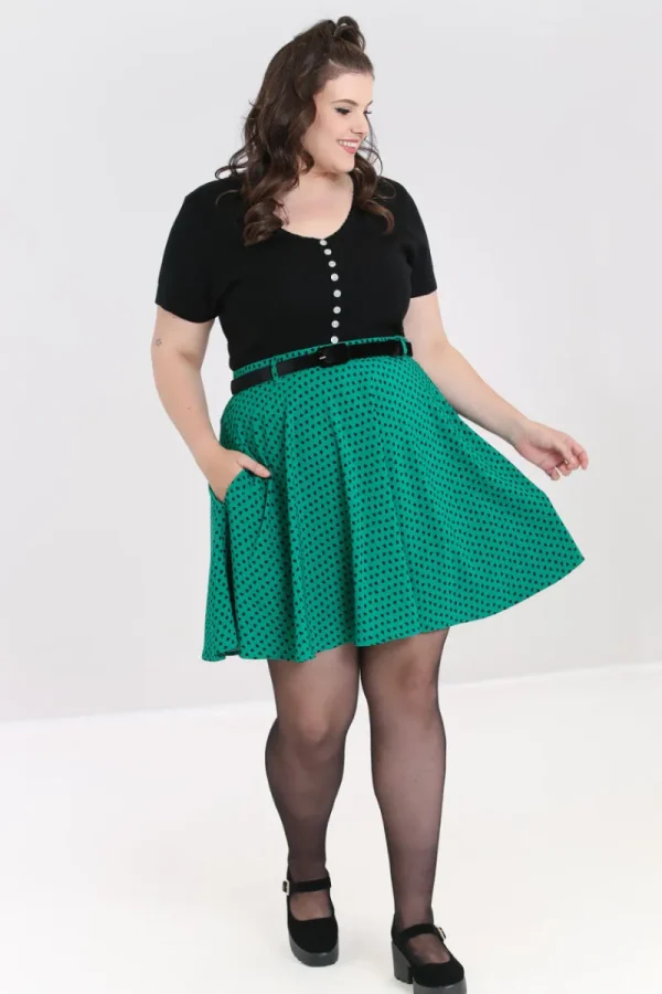 Hell Bunny Skirts | Skirts>Paradisum Mini Skirt Green