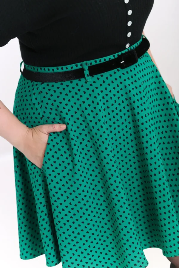 Hell Bunny Skirts | Skirts>Paradisum Mini Skirt Green