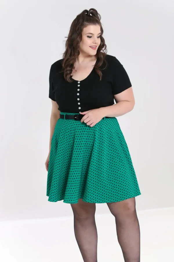 Hell Bunny Skirts | Skirts>Paradisum Mini Skirt Green
