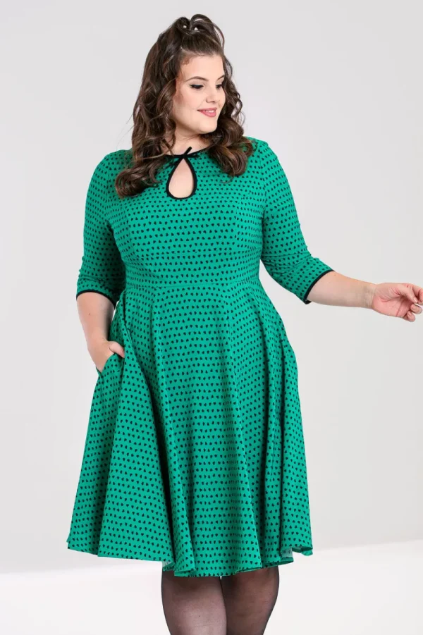 Hell Bunny Dresses | Dresses>Paradisum 50's dress Green