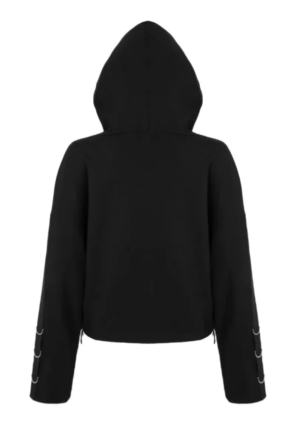 Hell Bunny Tops | Loungewear>Ramona Hoodie Black