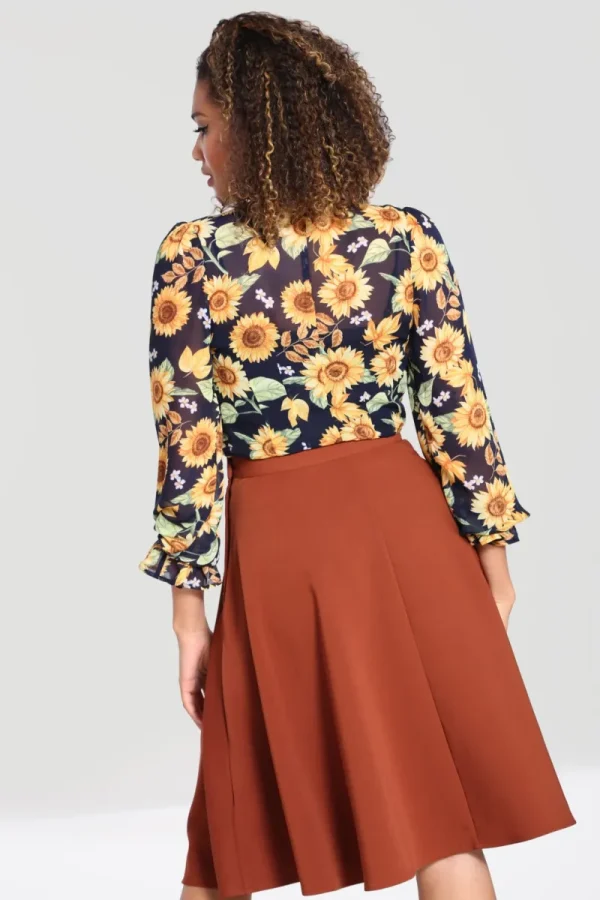 Hell Bunny Skirts | Skirts>Ravenwood Skirt Brown