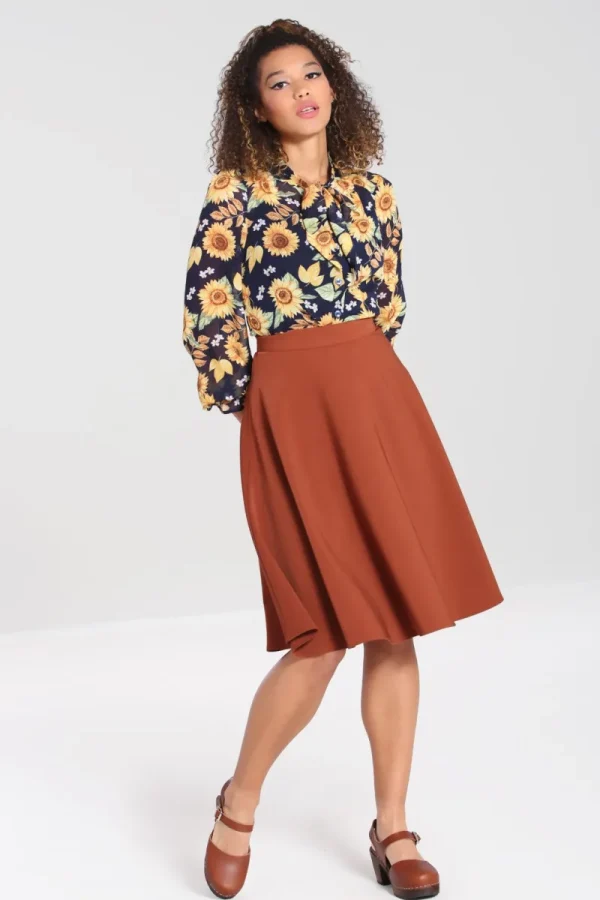 Hell Bunny Skirts | Skirts>Ravenwood Skirt Brown