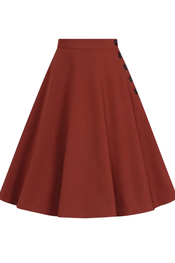Hell Bunny Skirts | Skirts>Ravenwood Skirt Brown