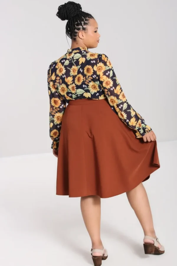 Hell Bunny Skirts | Skirts>Ravenwood Skirt Brown