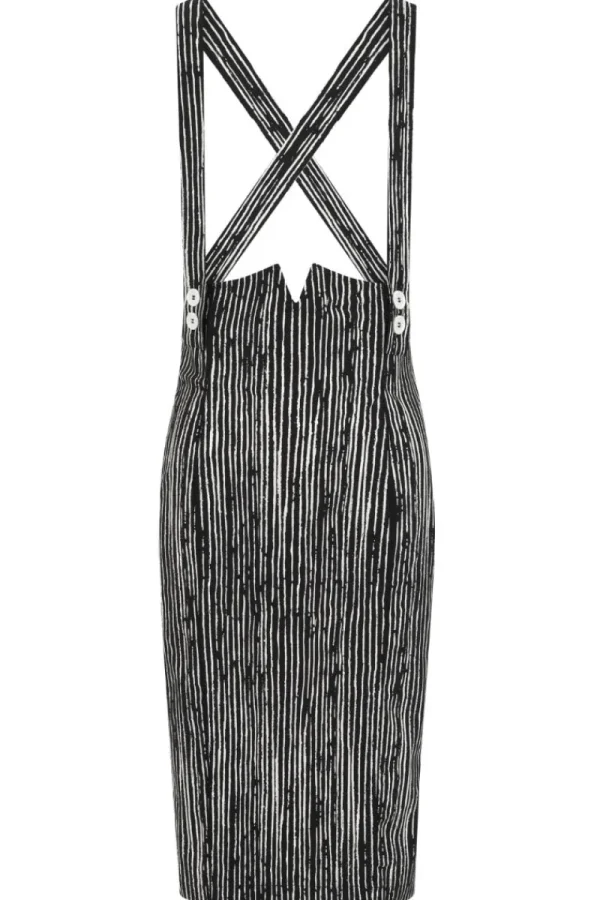 Hell Bunny Skirts>Regan Pinafore Skirt