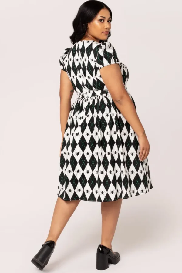 Hell Bunny Dresses | Midi Dresses>Regina Dress Black/White