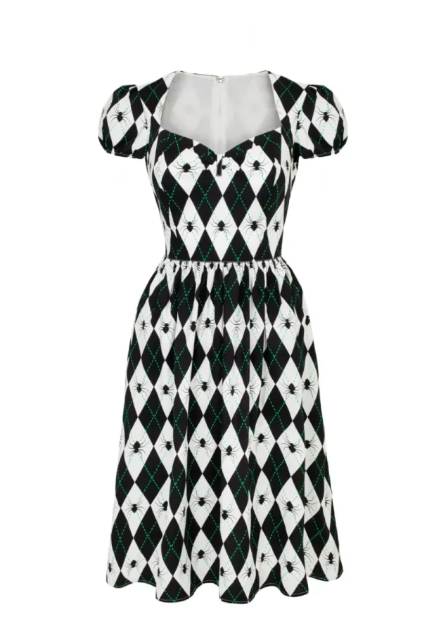 Hell Bunny Dresses | Midi Dresses>Regina Dress Black/White