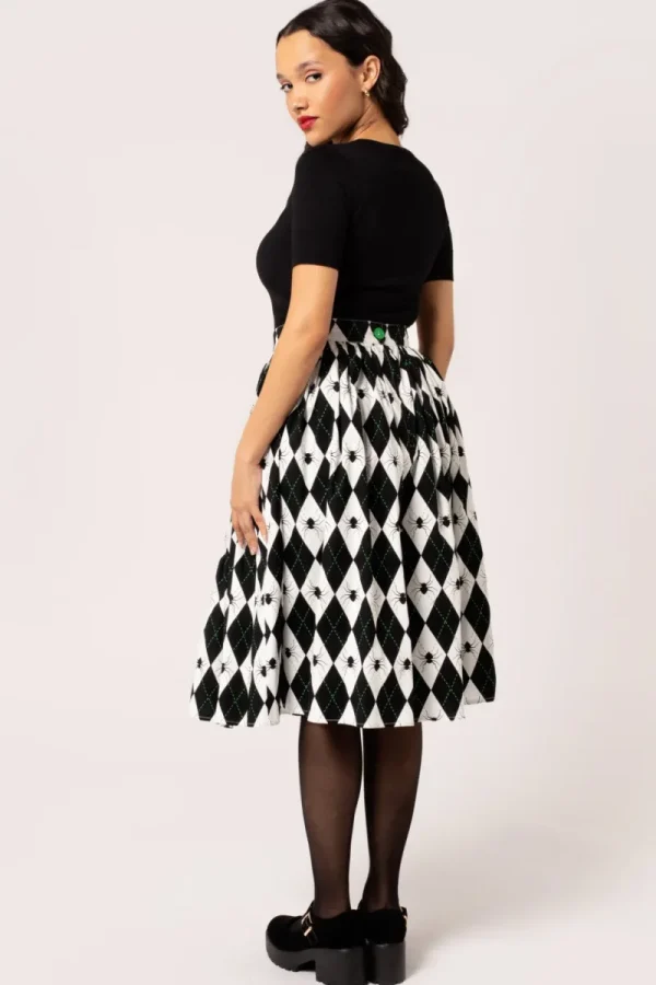 Hell Bunny Skirts | Skirts>Regina Skirt Black/White