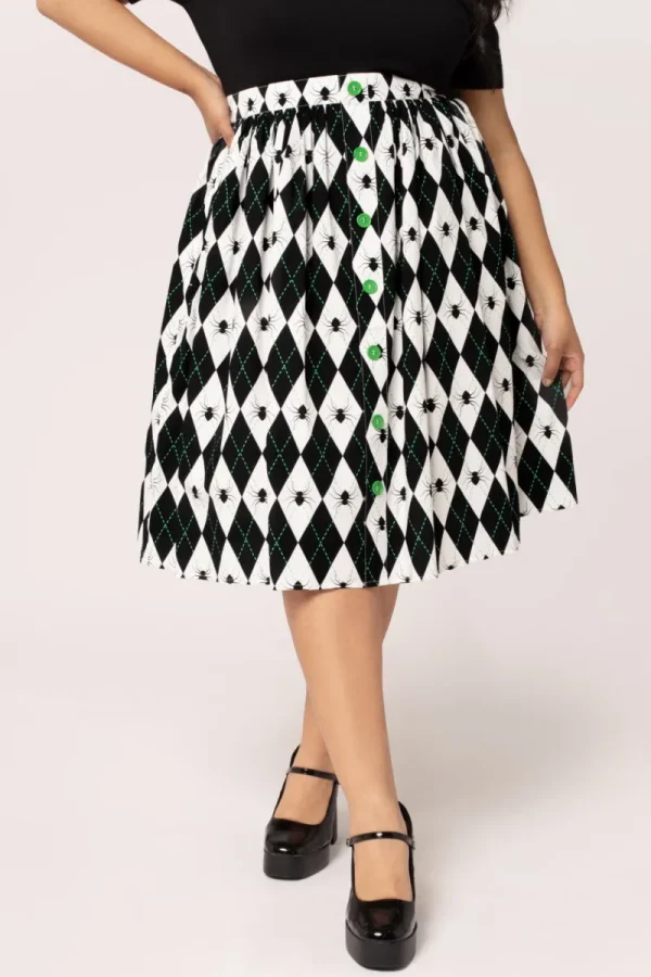 Hell Bunny Skirts | Skirts>Regina Skirt Black/White