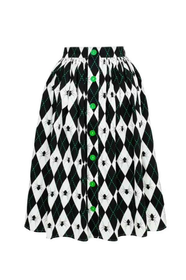 Hell Bunny Skirts | Skirts>Regina Skirt Black/White