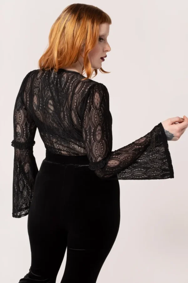 Hell Bunny Tops | Tops>Rhea Top Black
