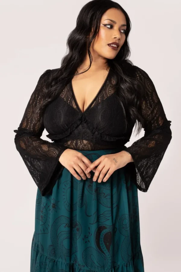 Hell Bunny Tops | Tops>Rhea Top Black
