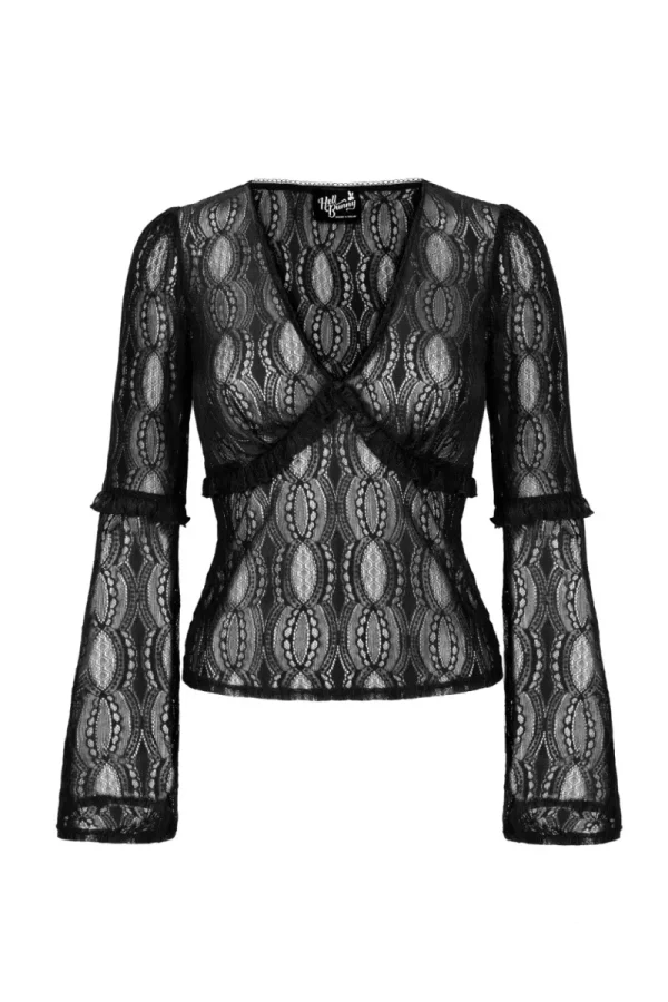 Hell Bunny Tops | Tops>Rhea Top Black