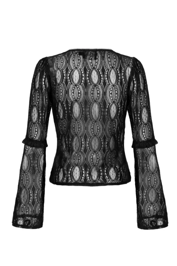 Hell Bunny Tops | Tops>Rhea Top Black