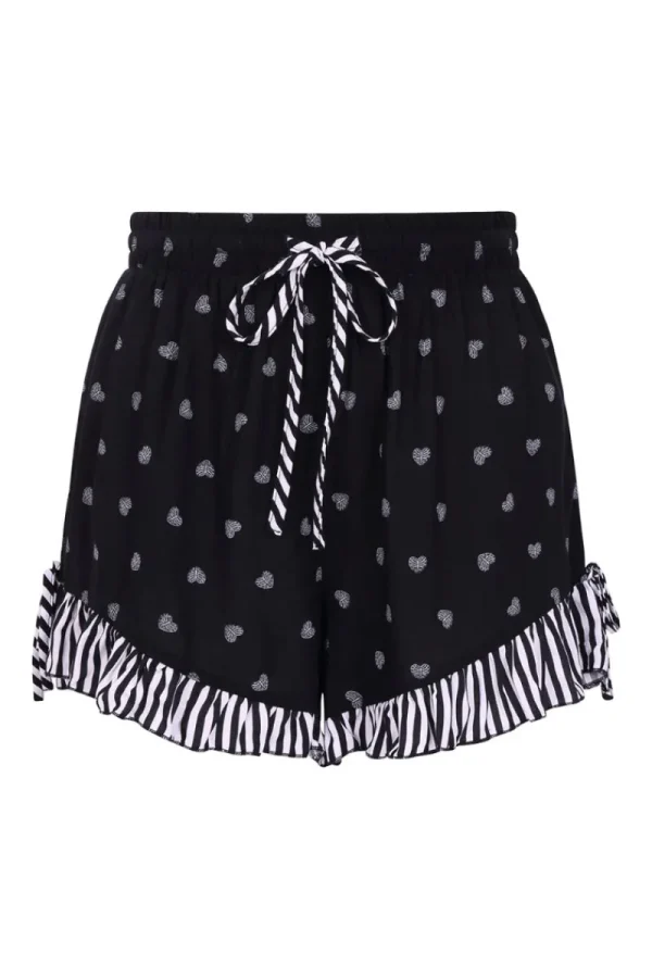 Hell Bunny Trousers & Shorts | Trousers & Shorts>Ribcage Shorts Black