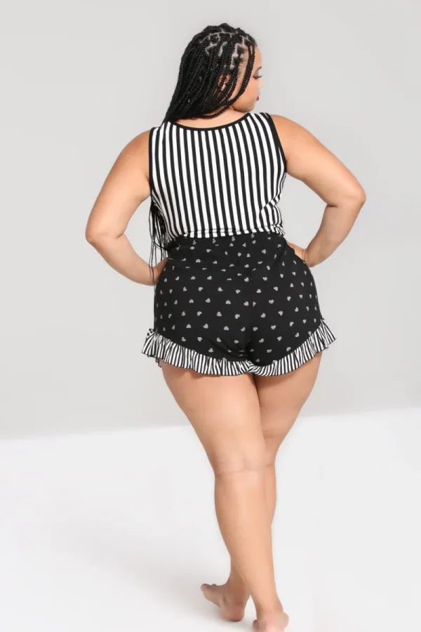 Hell Bunny Trousers & Shorts | Trousers & Shorts>Ribcage Shorts Black