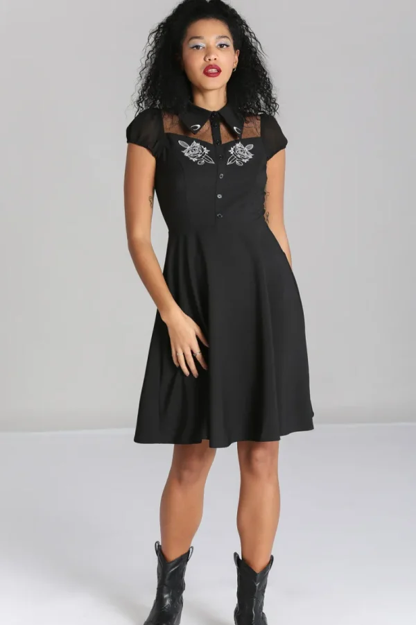 Hell Bunny Dresses | Dresses With Pockets>Roesia Dress Black