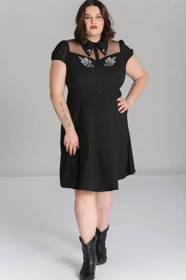 Hell Bunny Dresses | Dresses With Pockets>Roesia Dress Black
