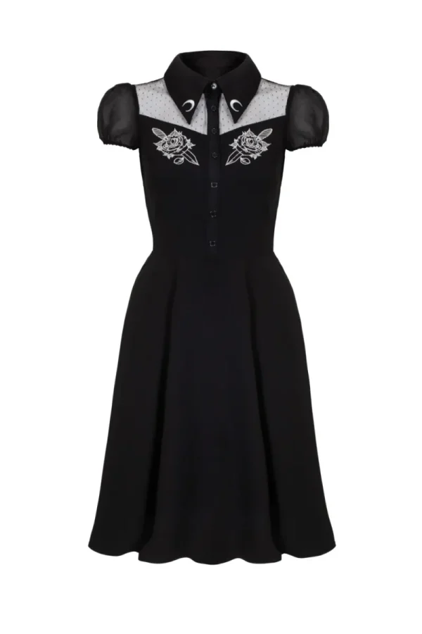 Hell Bunny Dresses | Dresses With Pockets>Roesia Dress Black