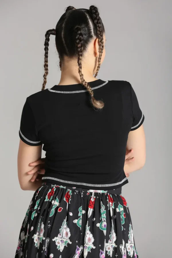 Hell Bunny Tops | Tops>Roesia Top Black