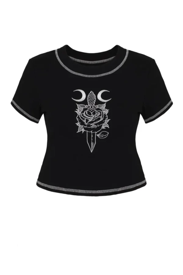 Hell Bunny Tops | Tops>Roesia Top Black