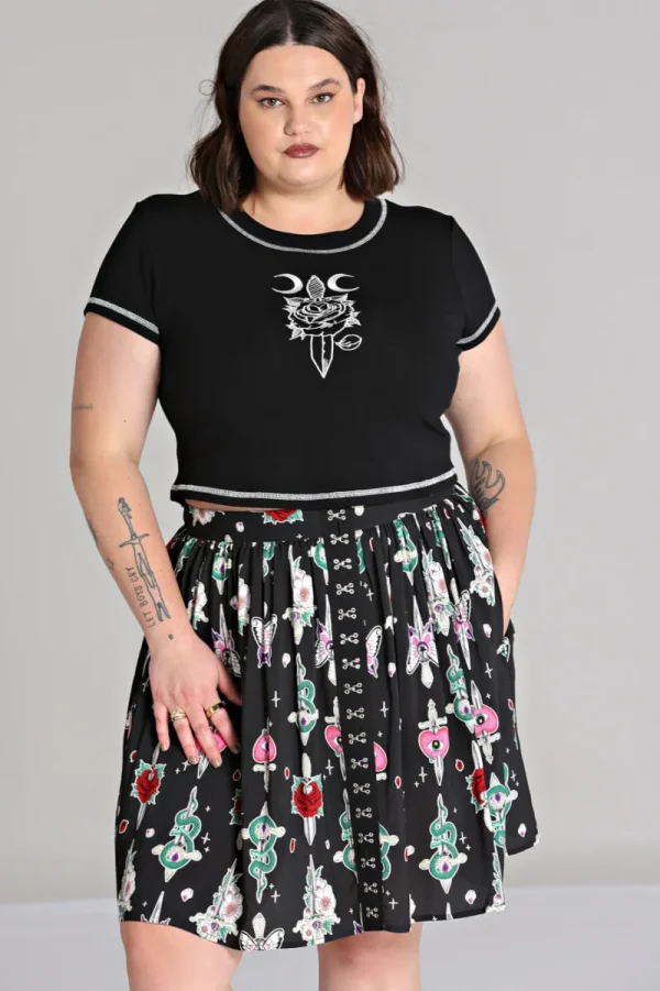 Hell Bunny Tops | Tops>Roesia Top Black