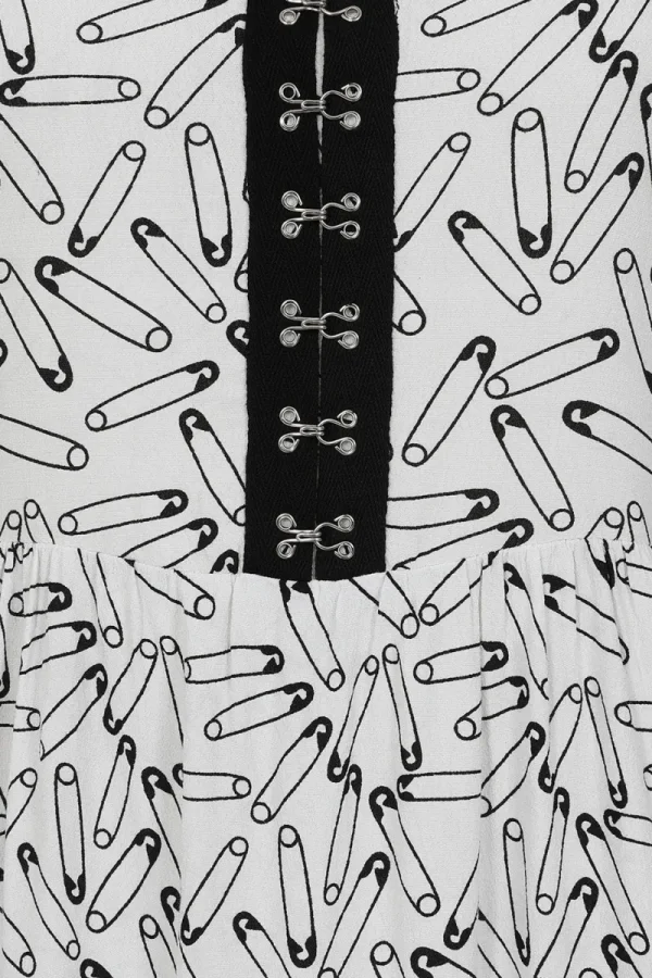 Hell Bunny Dresses | Dresses>Safety Pin Dress White