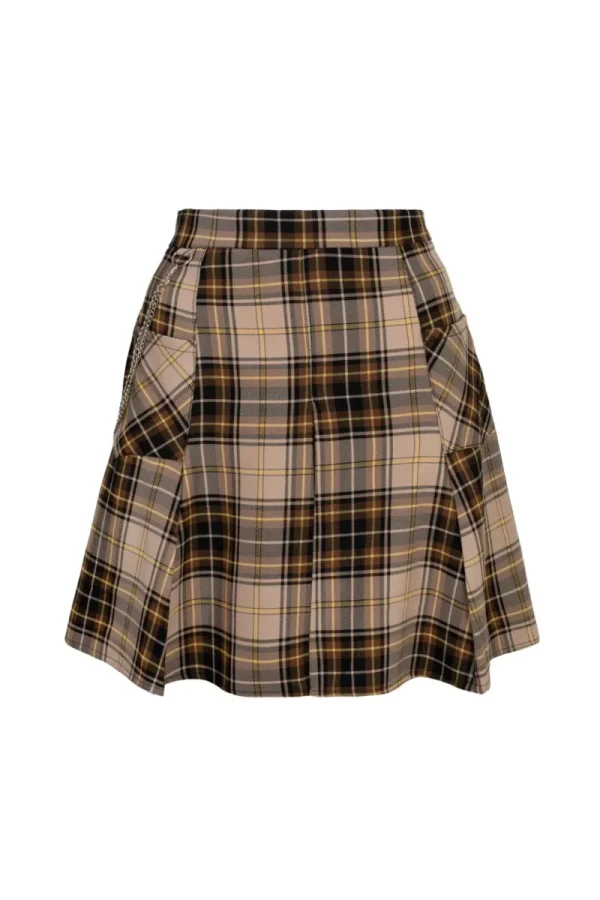 Hell Bunny Skirts | Skirts>Saffie Skirt Brown