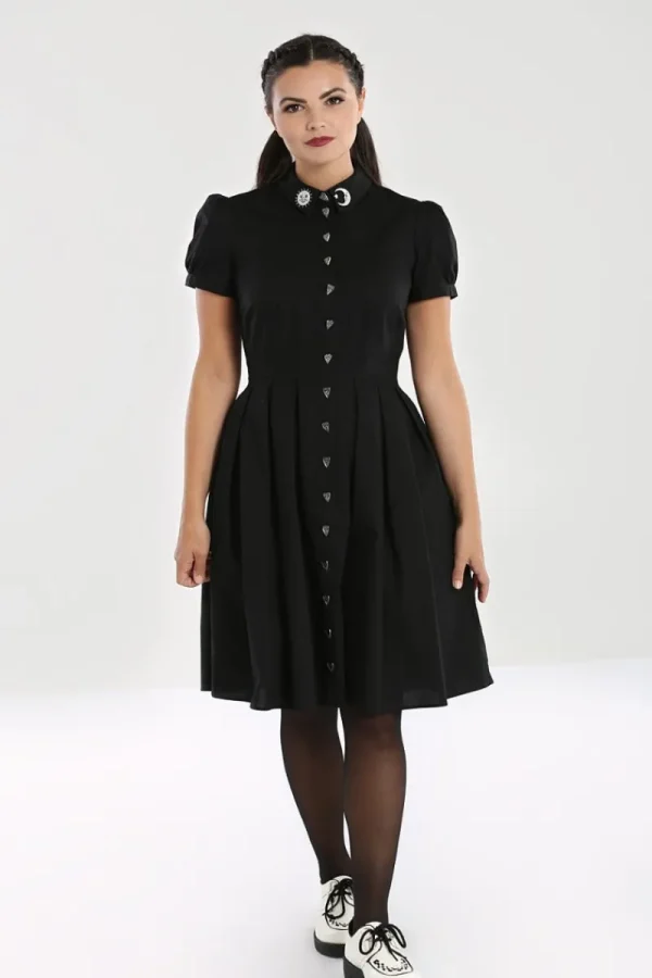 Hell Bunny Dresses | Knee Dresses>Samara Dress Black
