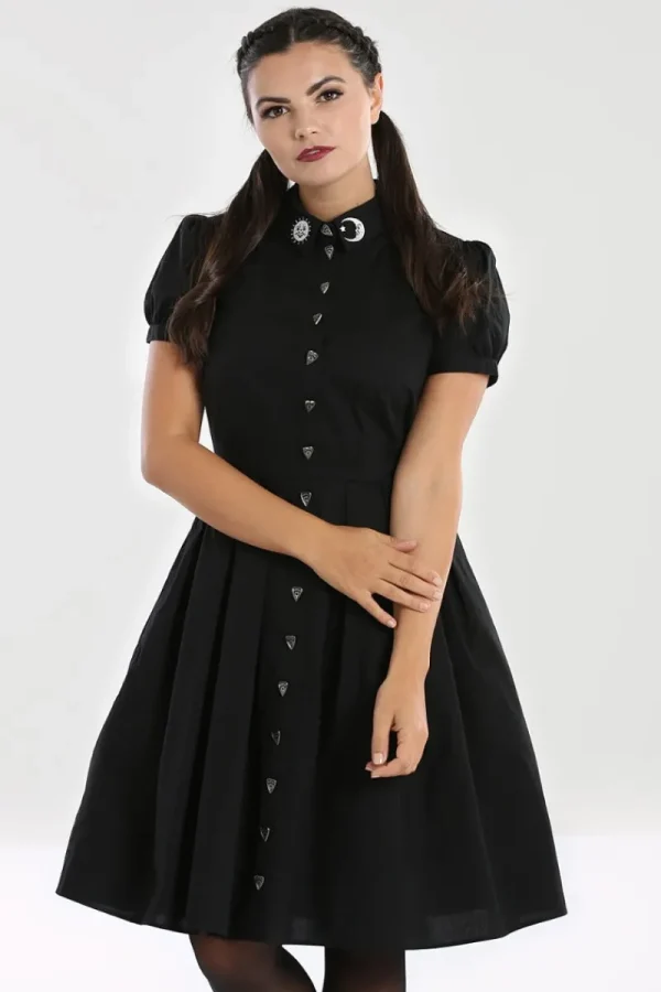 Hell Bunny Dresses | Knee Dresses>Samara Dress Black
