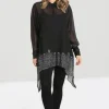 Hell Bunny Tops | Blouses>Secret Gate Tunic Black