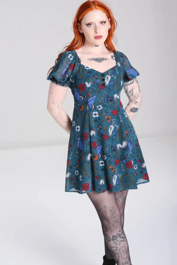 Hell Bunny Dresses | Dresses>Sianna Mini Dress Teal