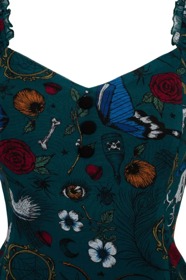 Hell Bunny Dresses | Dresses>Sianna Mini Dress Teal