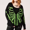 Hell Bunny Tops | Knitwear>Skeleton Cardigan