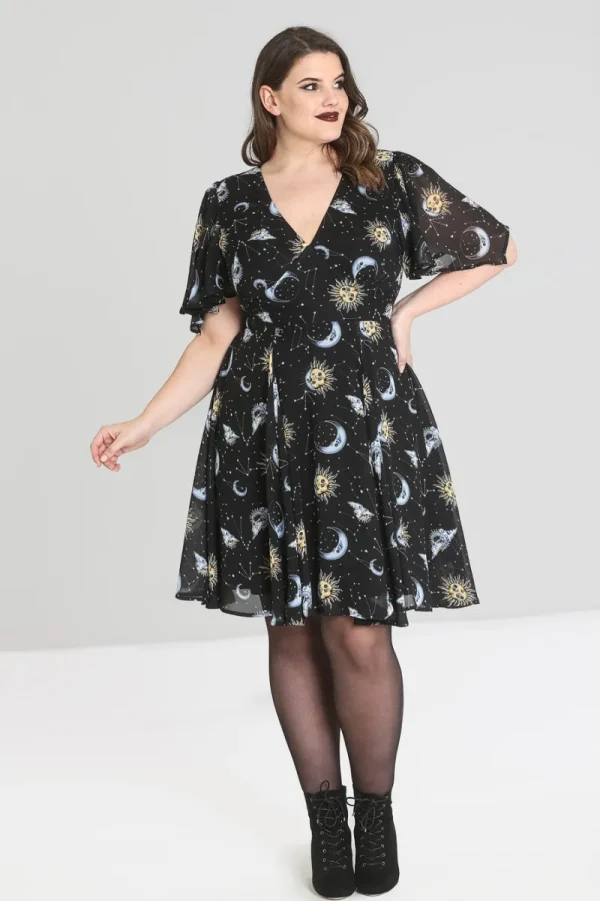 Hell Bunny Dresses | Midi Dresses>Solaris Dress Black
