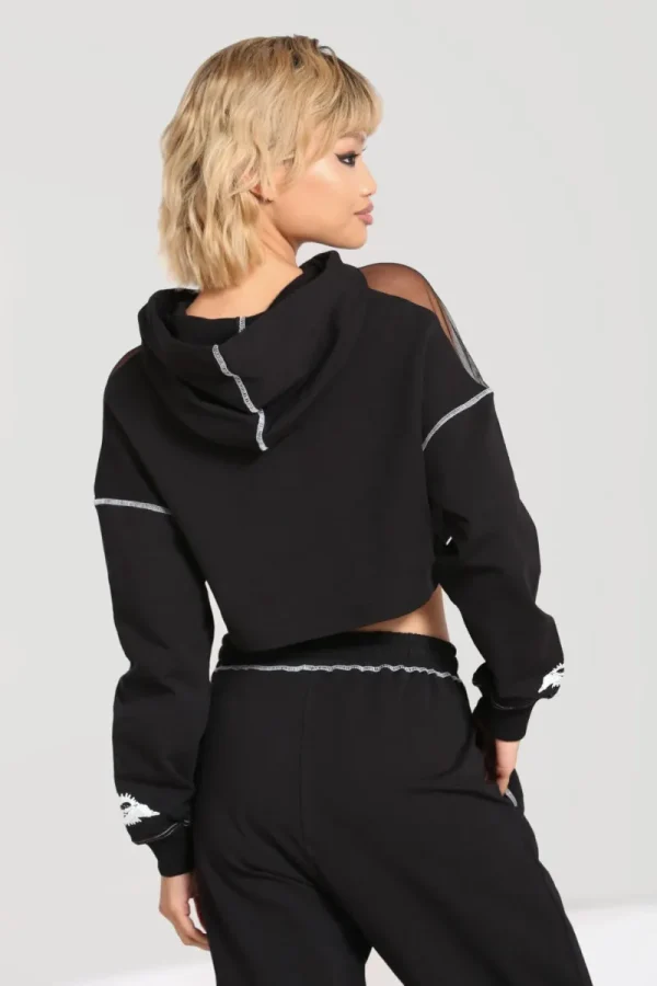 Hell Bunny Tops | Knitwear>Solaris Hoodie Black