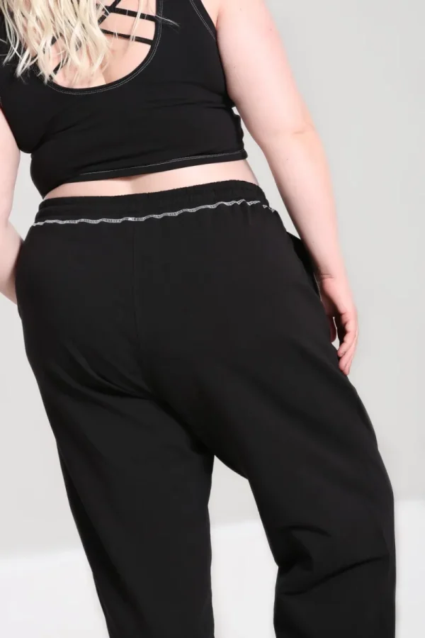 Hell Bunny Trousers & Shorts | Trousers & Shorts>Solaris Joggers Black