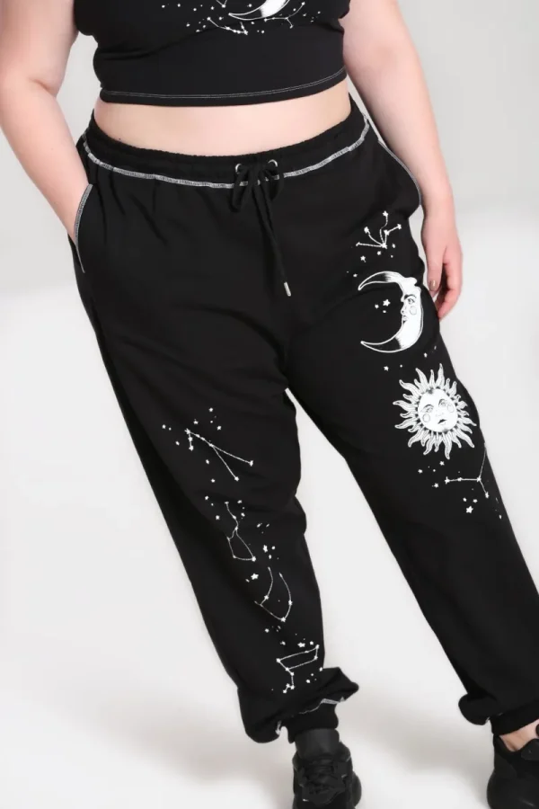 Hell Bunny Trousers & Shorts | Trousers & Shorts>Solaris Joggers Black