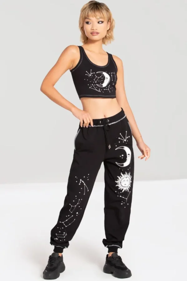 Hell Bunny Trousers & Shorts | Trousers & Shorts>Solaris Joggers Black