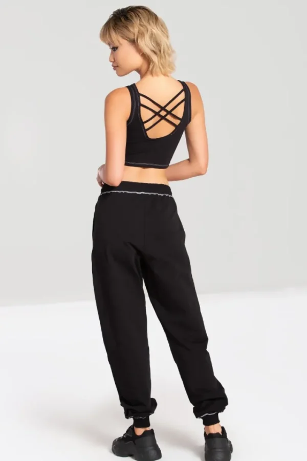Hell Bunny Trousers & Shorts | Trousers & Shorts>Solaris Joggers Black