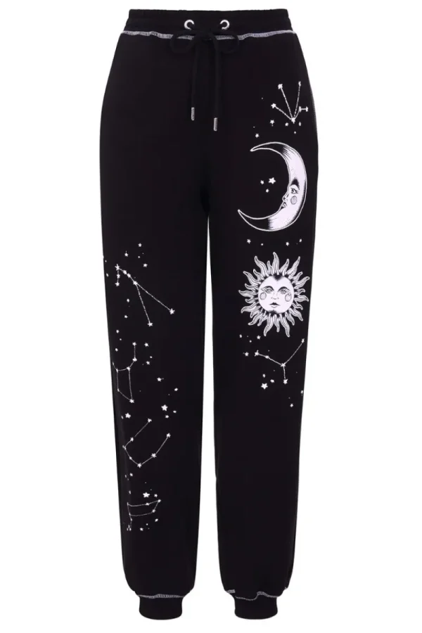Hell Bunny Trousers & Shorts | Trousers & Shorts>Solaris Joggers Black