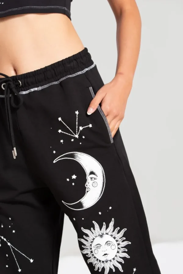 Hell Bunny Trousers & Shorts | Trousers & Shorts>Solaris Joggers Black