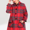 Hell Bunny Coats & Jackets>Stanley Coat Red